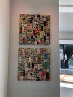 Collages Rob Scholte, 2 pièces signées, Antiquités & Art, Art | Peinture | Moderne, Enlèvement ou Envoi
