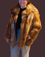 Vintage Canadese Vos bontjas, Kleding | Dames, Jassen | Winter, Ophalen of Verzenden, Zo goed als nieuw, Maat 38/40 (M), Beige