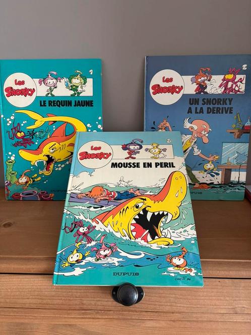 Les Snorkys T1/T2/T3 !!!E.O.!!!Oneta/Cauvin, Boeken, Stripverhalen, Gelezen, Meerdere stripboeken, Ophalen