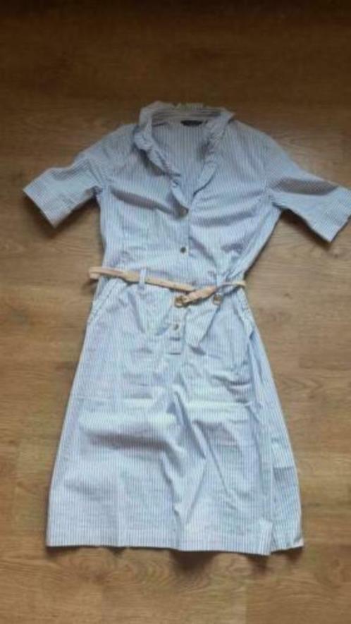 wit met blauw kleed River Woods maat 34 - 36 of XS - smal, Kleding | Dames, Jurken, Gedragen, Maat 34 (XS) of kleiner, Blauw, Boven de knie