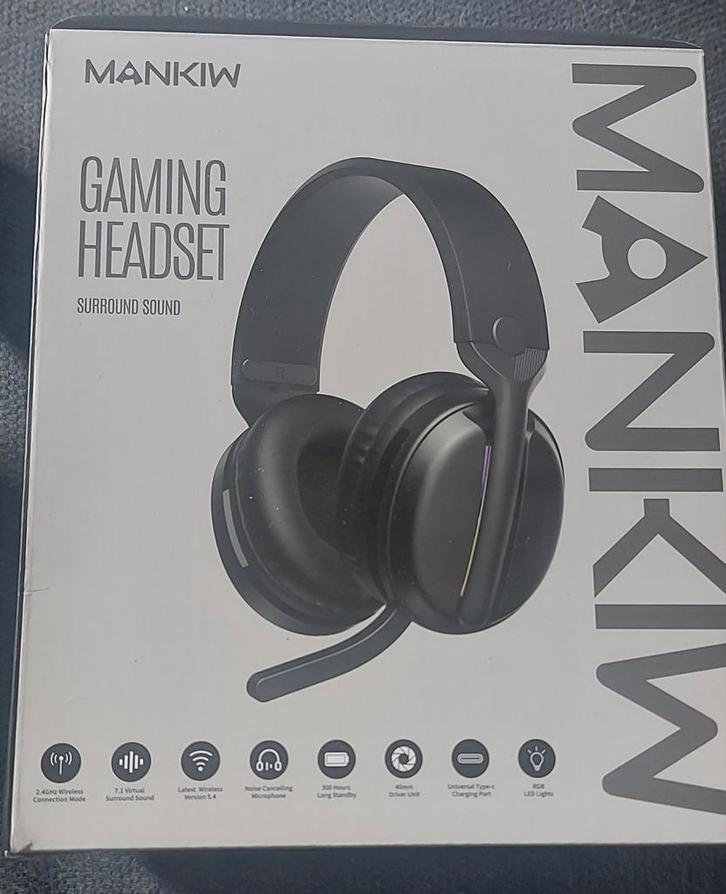 Draadloze headset ps5, Computers en Software, Headsets, Zo goed als nieuw, Draadloos, Gaming headset, Ophalen of Verzenden