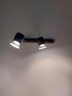 wandspot met 2 spots, roestkleur (2 stuks), Huis en Inrichting, Ophalen, Halogeen, Metaal of Aluminium, Zo goed als nieuw