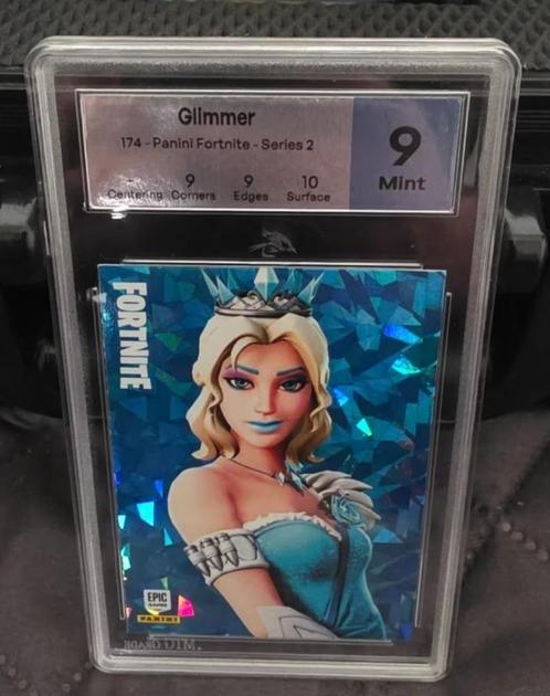 Panini+Fornite+Slingshot+Kitbash+Glimmer+Crystal Shard, Hobby en Vrije tijd, Stickers en Plaatjes, Zo goed als nieuw, Meerdere plaatjes