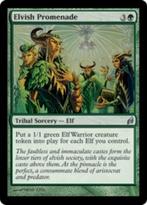 Elvish Promenade - LRW - MTG - NM, Hobby en Vrije tijd, Verzamelkaartspellen | Magic the Gathering, Ophalen of Verzenden