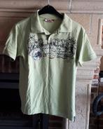 Poloshirt - print - jongens - New Basics - maat 152 - groen, Gebruikt, Verzenden, New Basics, Shirt of Longsleeve