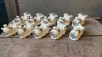 Lot van 10 handgeschilderde treintjes porselein, Ophalen