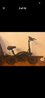 DYU D3F elektrische vouwfietsmet gashendel, Vélos & Vélomoteurs, Vélos électriques, Enlèvement, Comme neuf, 30 à 50 km par batterie