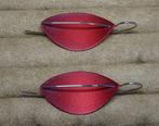 BOUCLES D'OREILLES "APERO PLUME", Ophalen of Verzenden, Gebruikt, Rood