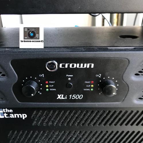 Vend ampli xli 1500 Crown, TV, Hi-fi & Vidéo, Amplificateurs & Ampli-syntoniseurs, Reconditionné, Stéréo, 120 watts ou plus, Autres marques