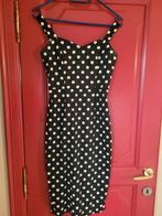 Polkadot Jurk, Kleding | Dames, Jurken, Zwart, Collectif London, Ophalen of Verzenden, Zo goed als nieuw