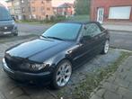 BMW 320 CI van 2004 cabrio benzine 2200cm3 125kw 179374 km, Auto's, 4 zetels, Achterwielaandrijving, Zwart, Cabriolet