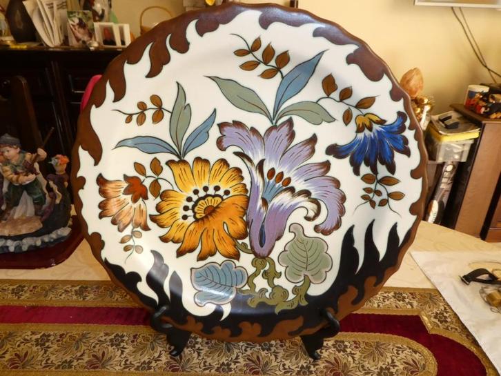 antiek groot bord gouda.prijsdaling., Antiek en Kunst, Antiek | Porselein, Ophalen