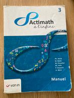 Livre Actimath à l’infini 3eme secondaire, Livres, Enlèvement, Utilisé, Secondaire