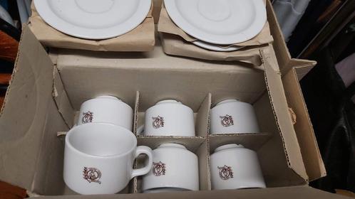 Vintage, Douwe Egberts kopjes, nieuw, Huis en Inrichting, Keuken | Servies, Nieuw, Kop(pen) en/of Schotel(s), Ophalen of Verzenden