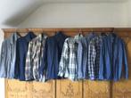 8 Flanellen herenhemden - winter - maat 39-40 voor 16 €, Kleding | Heren, Overhemden, Ophalen of Verzenden, Gedragen