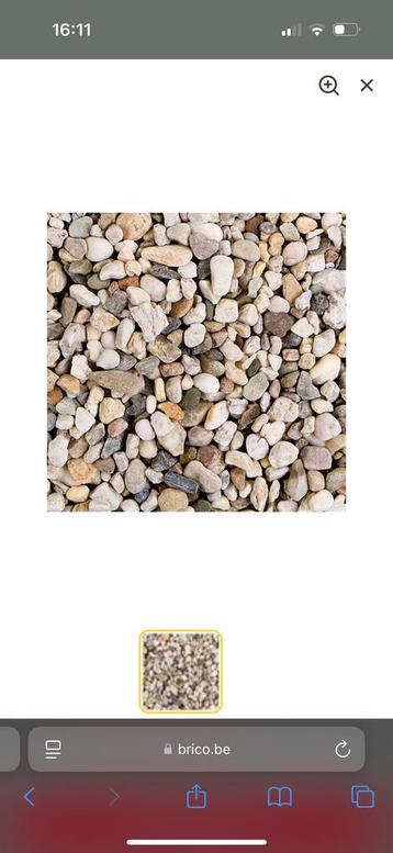 Gravier Coeck décoratif pour jardin, Enlèvement