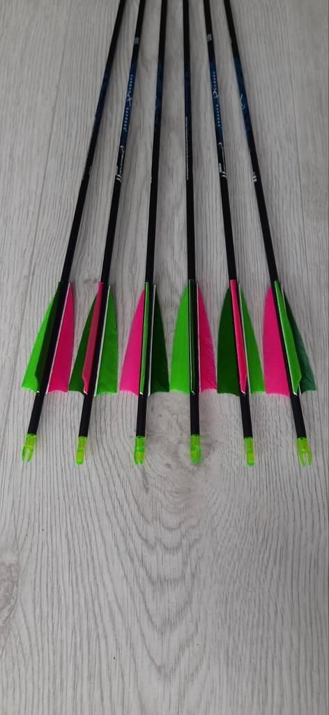 handboogschiet pijlen in alle soorten nieuw en 2e hands, Sport en Fitness, Handboogschieten, Nieuw, Pijlen, Ophalen of Verzenden