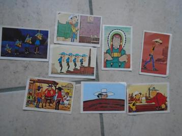 8 VIGNETTES  "LUCKY LUKE" 1972/COLLECTION: 0,25 EURO, Enlèvement ou Envoi