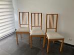 Lot de trois chaises, Drie, Gebruikt, Moderne, Wit