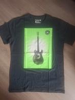 Hurley L grijsgroen gitaar  t-shirt, Maat 52/54 (L), Ophalen of Verzenden, Zo goed als nieuw, Grijs