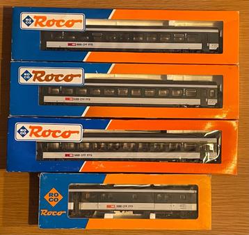 Roco SET 4 Personenrijtuigen SBB in OVP beschikbaar voor biedingen