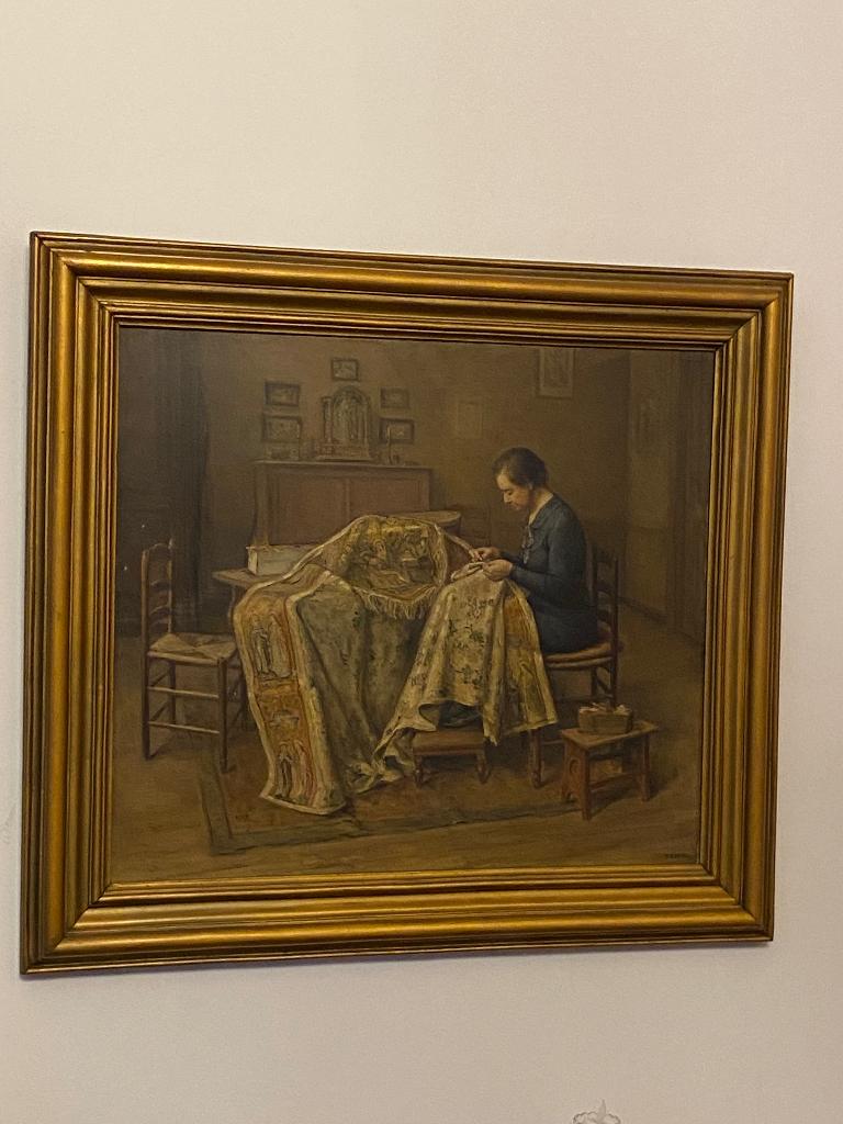 Schilderen op hout, Antiek en Kunst, Kunst | Schilderijen | Klassiek, Ophalen