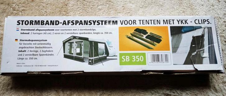 Stormband afspansysteem tenten met ykk clips nieuw, Caravans en Kamperen, Voortenten en Luifels, Nieuw, Ophalen of Verzenden