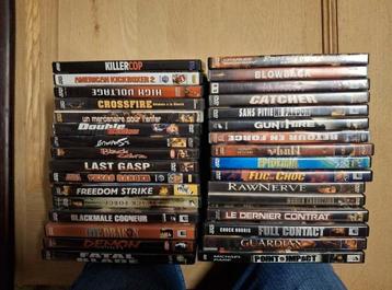 Lot de 32 dvd série b telefilm direct to video disponible aux enchères