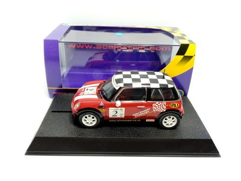 Scalextric Mini Cooper Red Met Licht Ref Nr C2526, Kinderen en Baby's, Speelgoed | Racebanen, Zo goed als nieuw, Racebaan, Elektrisch