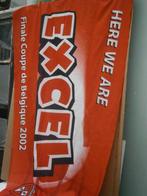 2002 drapeau  Excelsior Mouscron, Utilisé, Fanion ou Écharpe, Enlèvement ou Envoi