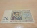 Bankbiljet Belgisch 20 frank type "1950" Regnier, Enlèvement, Billets en vrac