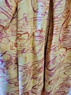 Tissu pour rideaux en coton design calligraphie Palais du Lo, Hobby & Loisirs créatifs, Rose, Enlèvement ou Envoi, Coton, 120 cm ou plus