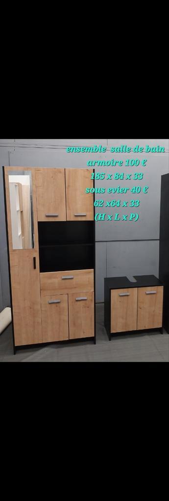 Meuble de salle de bain (livraison et installation possible), Maison & Meubles, Salle de bain | Salle de bain complète, Enlèvement ou Envoi