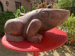 kikker in hout, Antiek en Kunst, Curiosa en Brocante, Ophalen