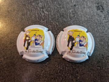2 Champagnecapsules Champagne de Castellane beschikbaar voor biedingen