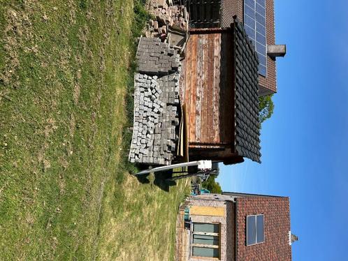 dakpannen gratis, Doe-het-zelf en Bouw, Dakpannen en Dakbedekking, Zo goed als nieuw, Dakpannen, Steen of Klei, Zwart, 10 tot 15 m²