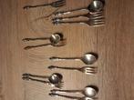 Verzilverde apostel lepeltjes en vorkjes, Antiek en Kunst, Antiek | Bestek, Ophalen