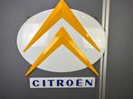 Origineel emaille Citroen dealerbord incl onderbord, Verzamelen, Ophalen, Reclamebord