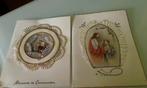 Nombreuses et anciennes cartes de communion solennelle; 1960, Enlèvement ou Envoi, Image pieuse