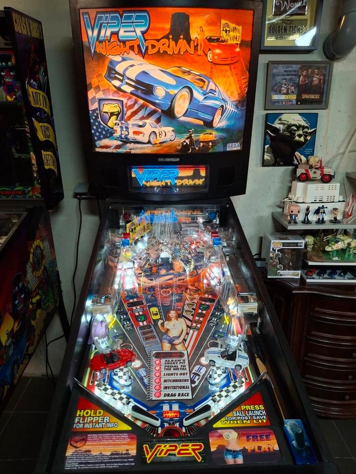 Sega Viper Night Drivin' Flipperkast, Verzamelen, Automaten | Flipperkasten, Gebruikt, Dot-matrix, Flipperkast, Sega, Ophalen