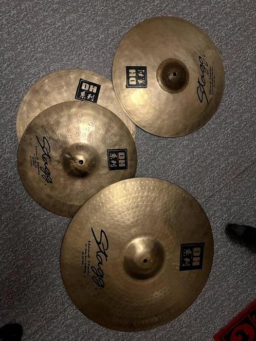 Stagg DH cymbalen set, Muziek en Instrumenten, Drumstellen en Slagwerk, Zo goed als nieuw, Overige merken, Ophalen