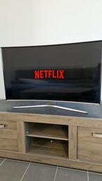 Samsung full hd smart tv, curved, 48 inch, Ophalen, LCD, Zo goed als nieuw, Samsung