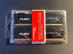RAM HyperX Fury 2X 4GB - DDR3 - 1600 MHz, Nieuw, Desktop, DDR3, 8 GB