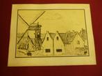 Werk ( pentekening ? ) van P. Van Bocstaele 1939, Antiek en Kunst, Kunst | Tekeningen en Fotografie, Ophalen of Verzenden