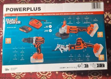 Powerplus 20v gereedschappen nieuwe met oplader en batterij  beschikbaar voor biedingen