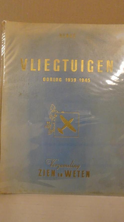 Album chromos Voir & Savoir - Tintin - Aviation (NL), Collections, Collections Autre, Utilisé, Enlèvement ou Envoi