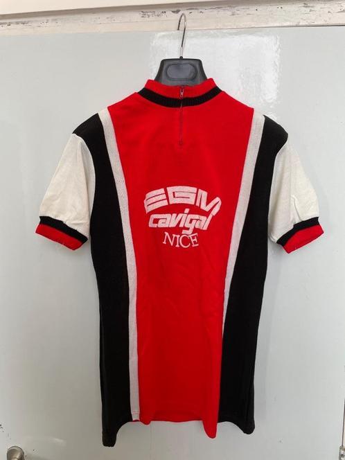 Vintage wielershirt "EGM Cavigal Nice", Vélos & Vélomoteurs, Accessoires vélo | Vêtements de cyclisme, Utilisé, Vêtements d'extérieur