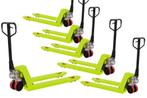 6 hand palletwagens transpallets hoge korting! transpallet, Ophalen of Verzenden, Nieuw