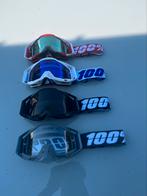 Lot de lunettes / masque 100% casque moto cross quad vtt, Motos