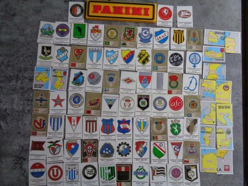 Panini voetbal stickers football clubs  anno 1975 84x, Hobby en Vrije tijd, Stickers en Plaatjes, Zo goed als nieuw, Verzenden
